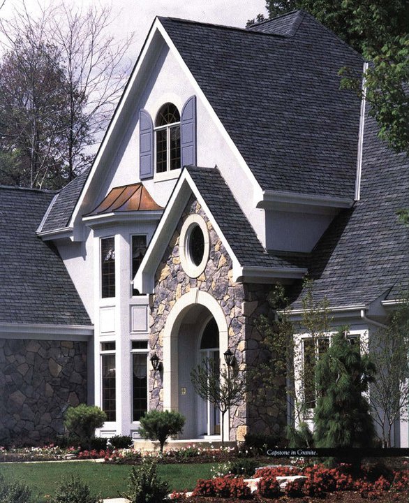 Issaquah Asphalt Roof Replacement Home With Stone Entry