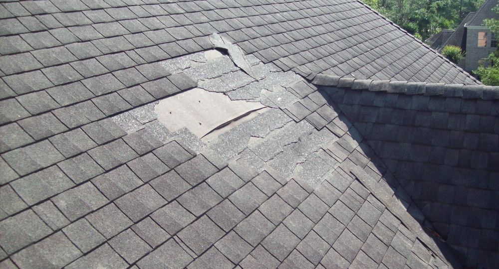 Roof Damage - Missing Shingles